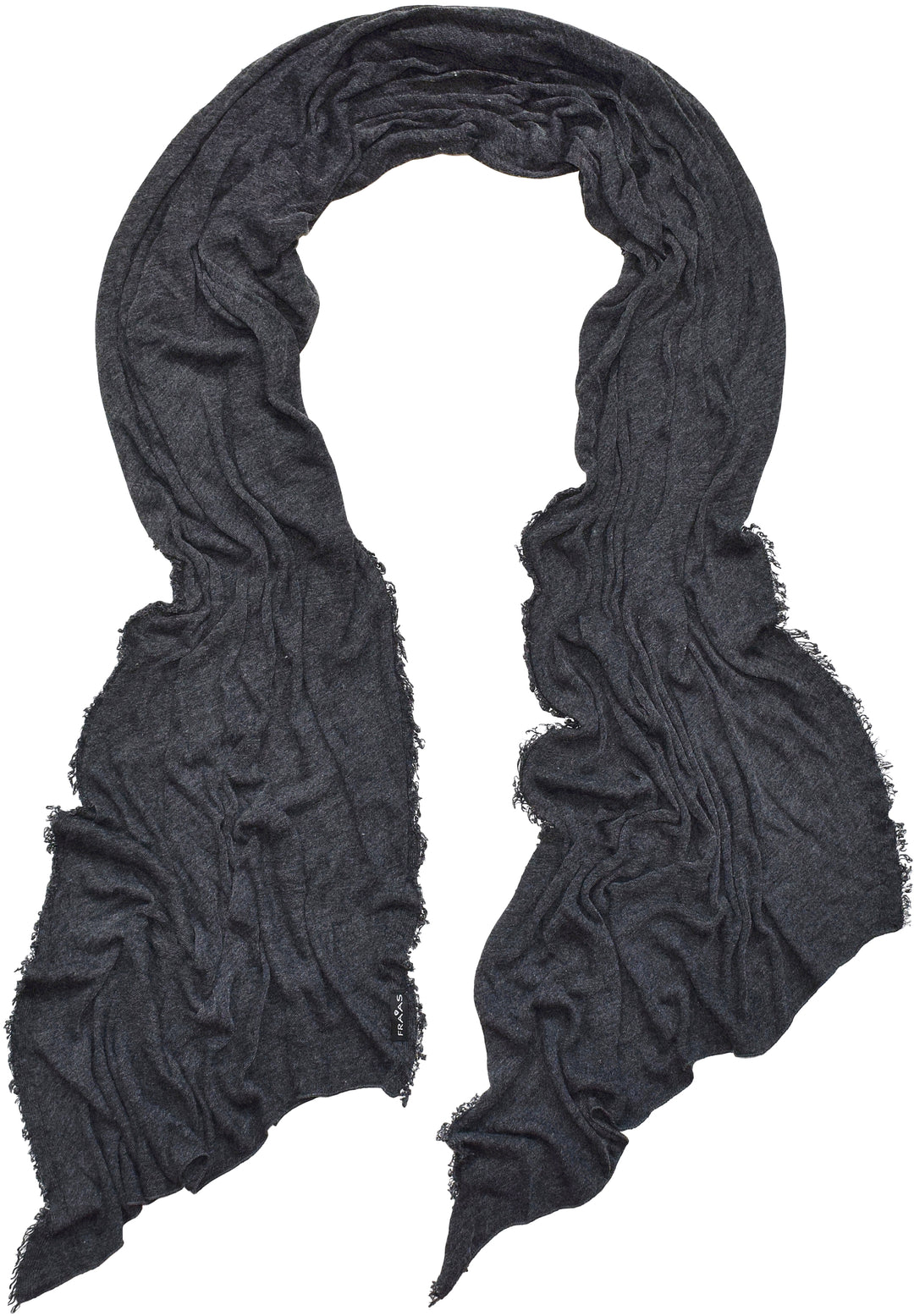 Distressed Solid Essential Bias Jersey Knit Scarf