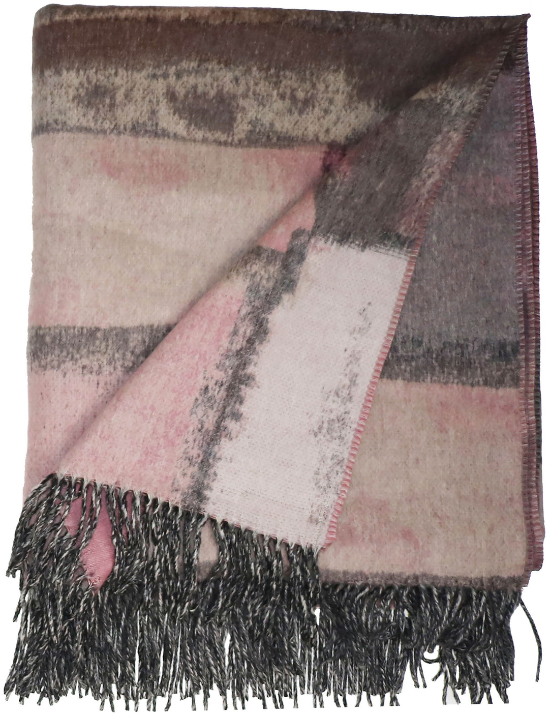 Sustainability Edition Abstract Reclaimed Cotton Cashmink Throw