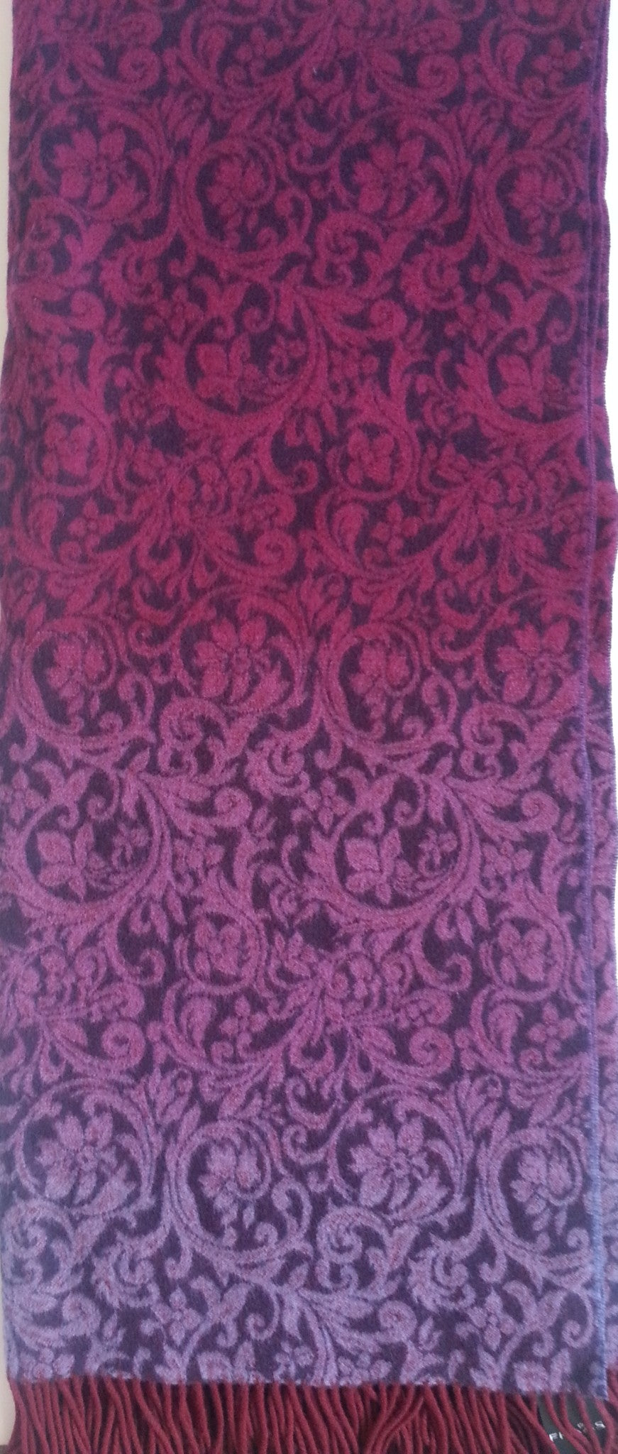 Ornamental Scroll Wool Throw