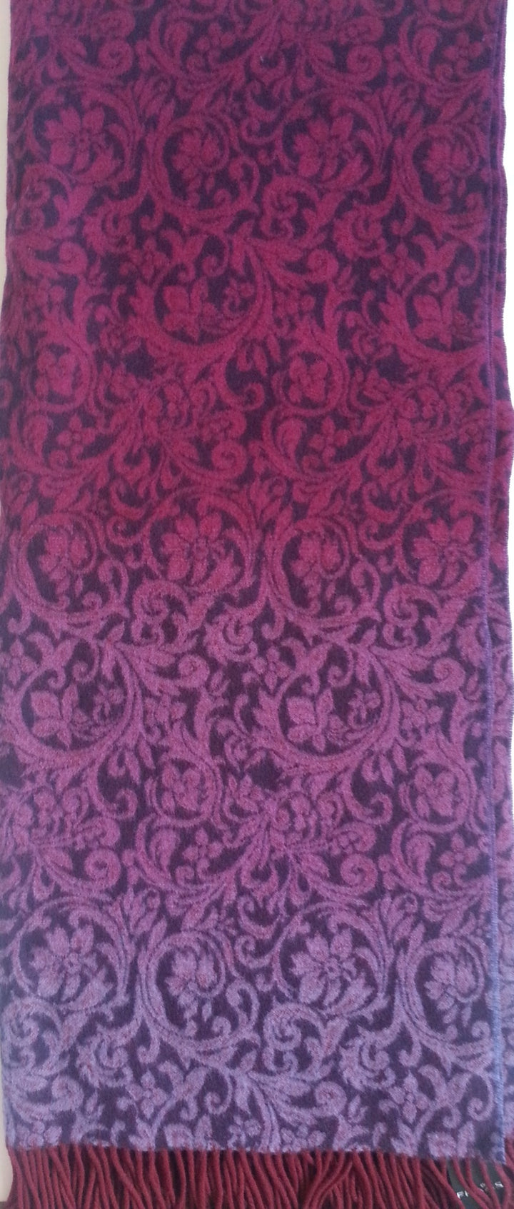 Ornamental Scroll Wool Throw