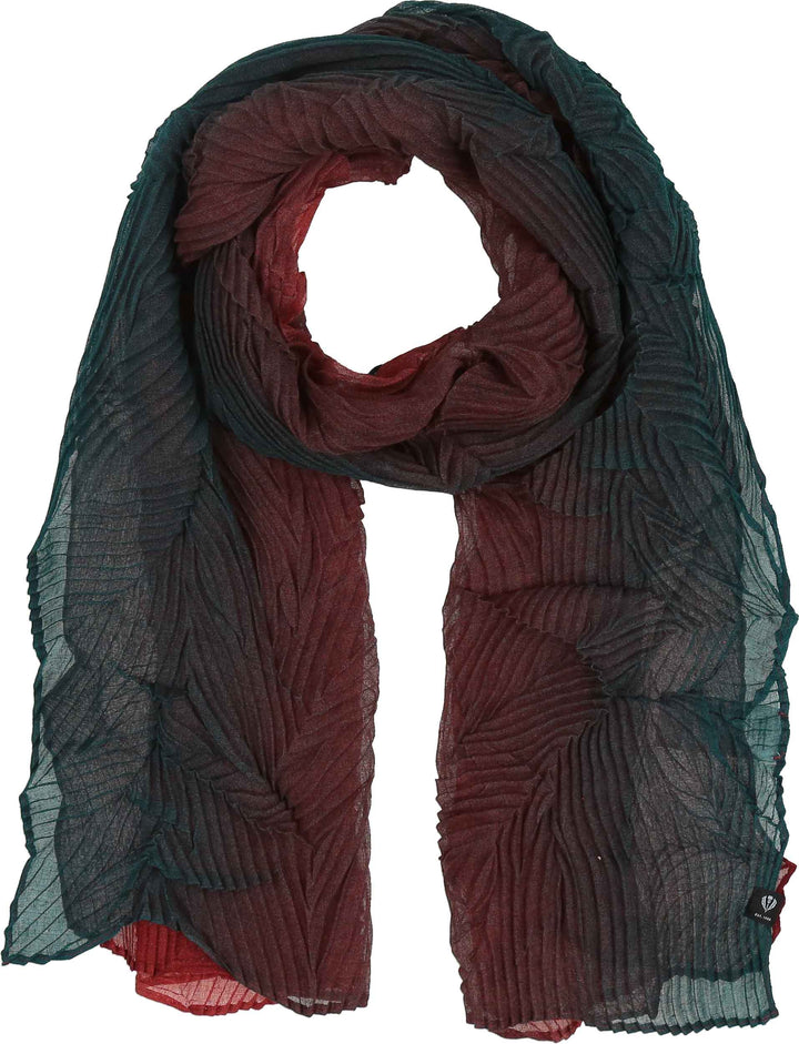 Ombre Web Plissé Scarf