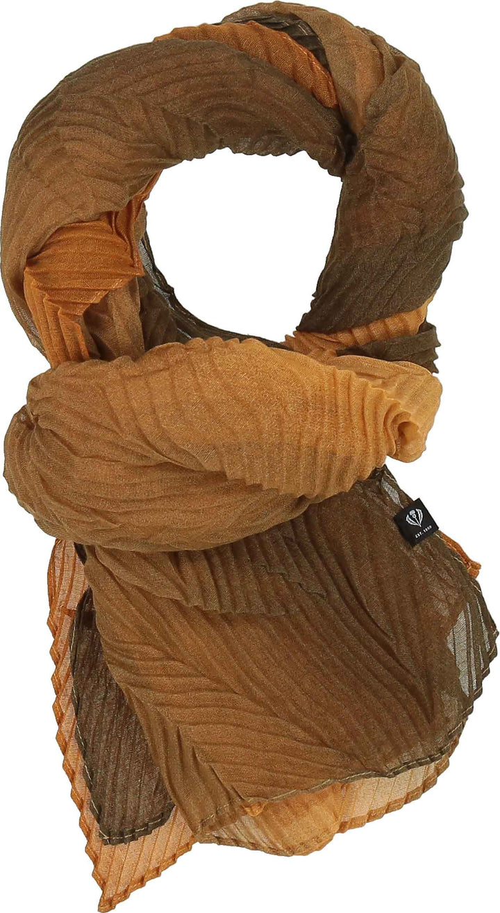 Ombre Web Plissé Scarf