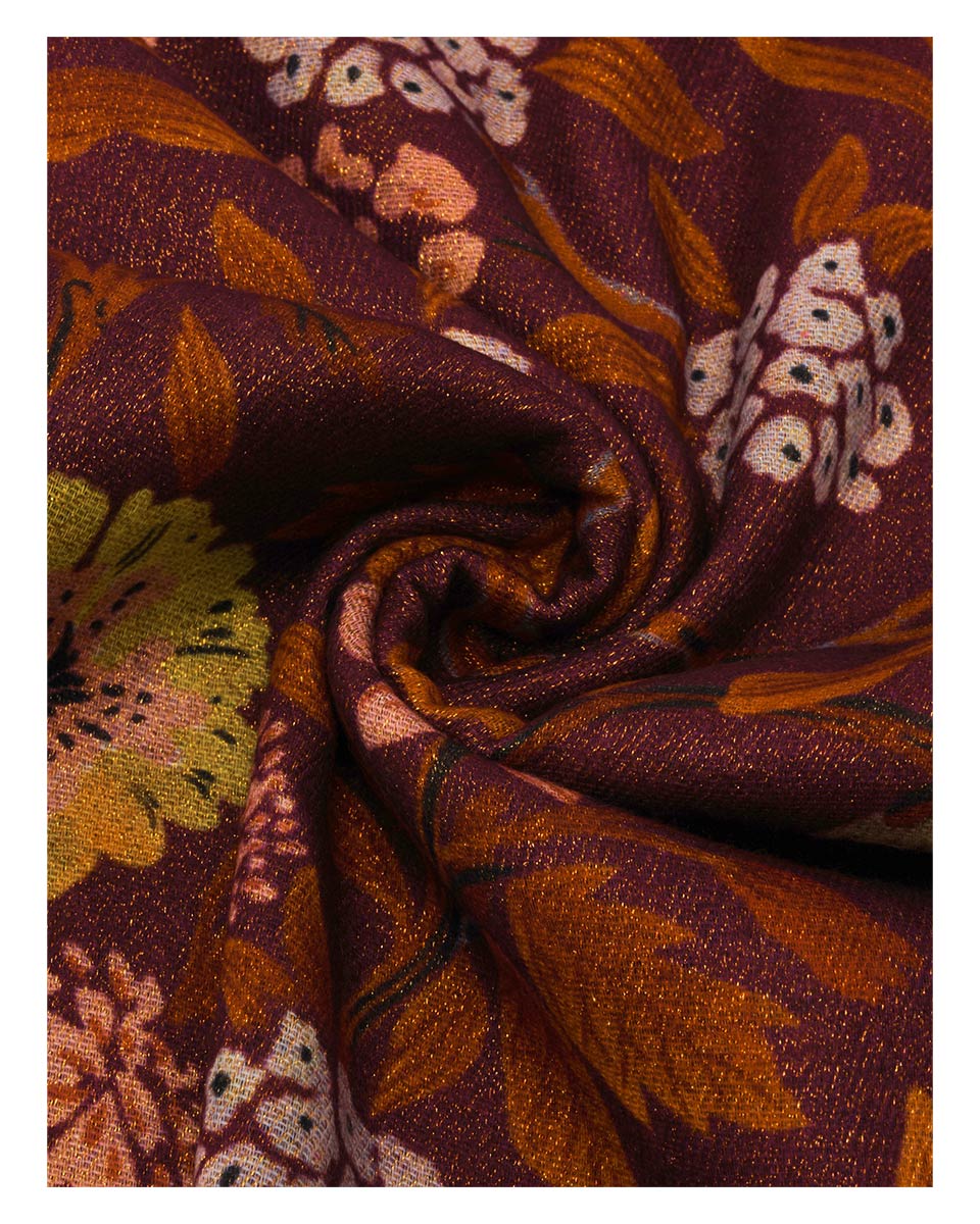 Forest Foliage Shimmer Print Wrap
