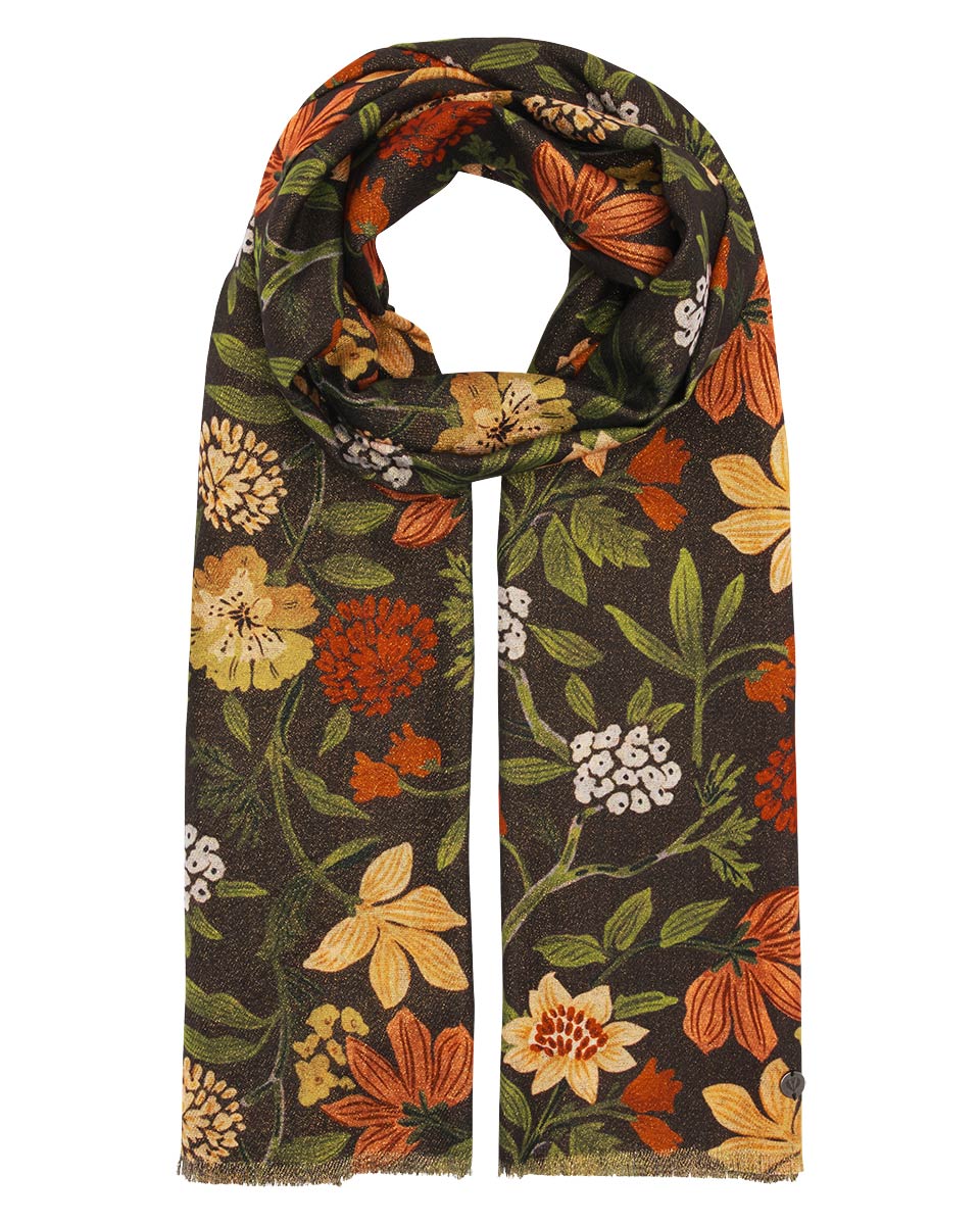 Forest Foliage Shimmer Print Wrap