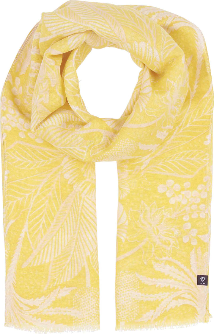 Botanical Garden Hemp Cotton Scarf