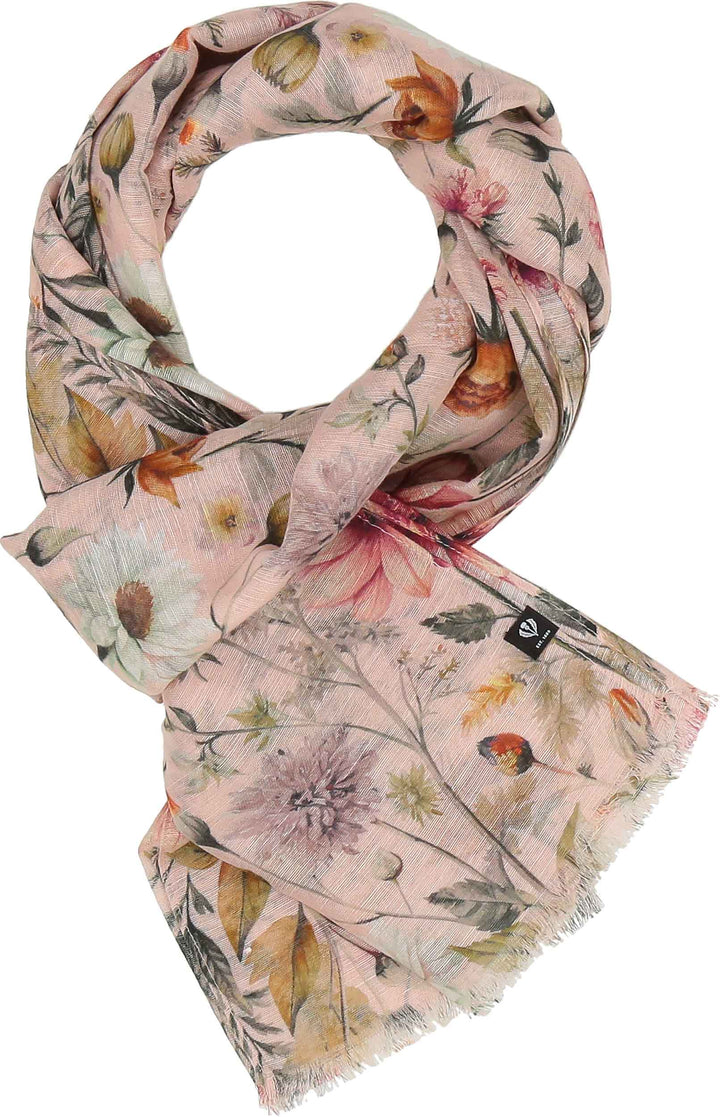 Vintage Florals Hemp Cotton Scarf
