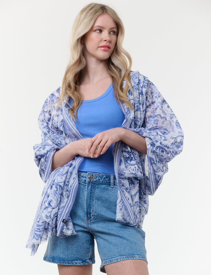 Paisley Maxi Cotton Wrap