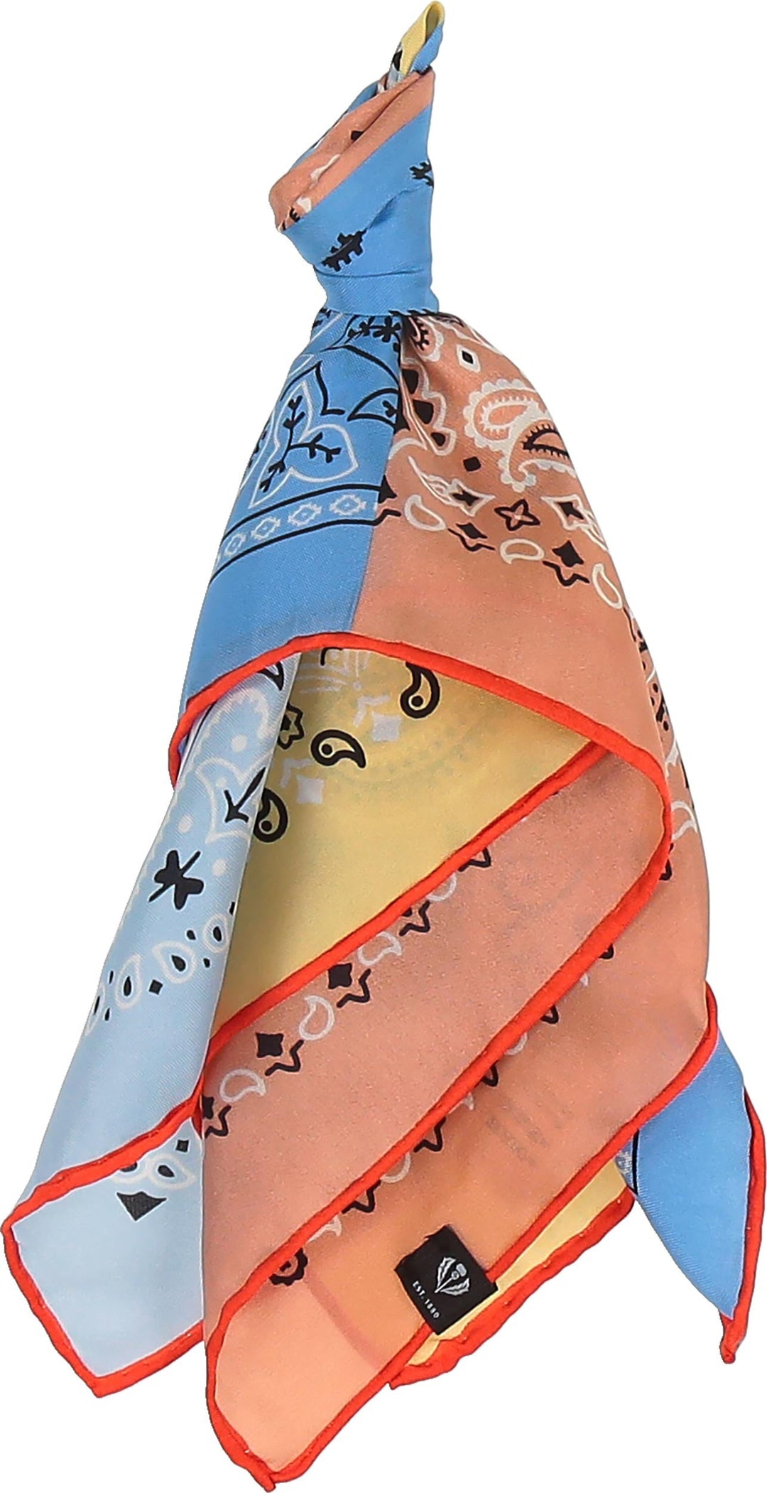 Patchwork Bandana Silk Neckie