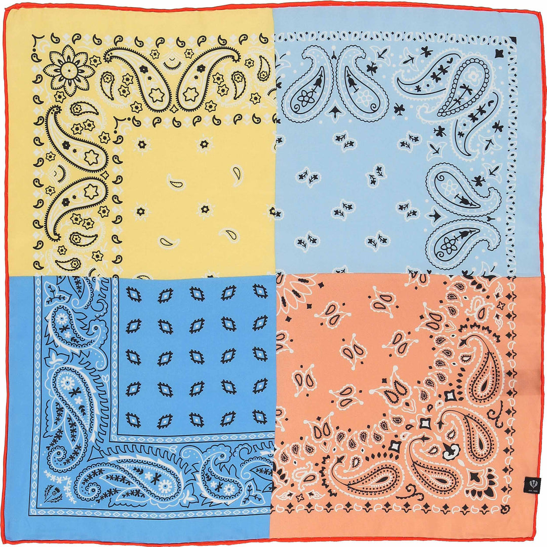 Patchwork Bandana Silk Neckie