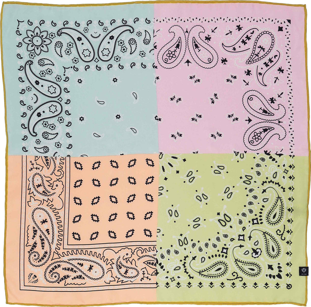 Patchwork Bandana Silk Neckie