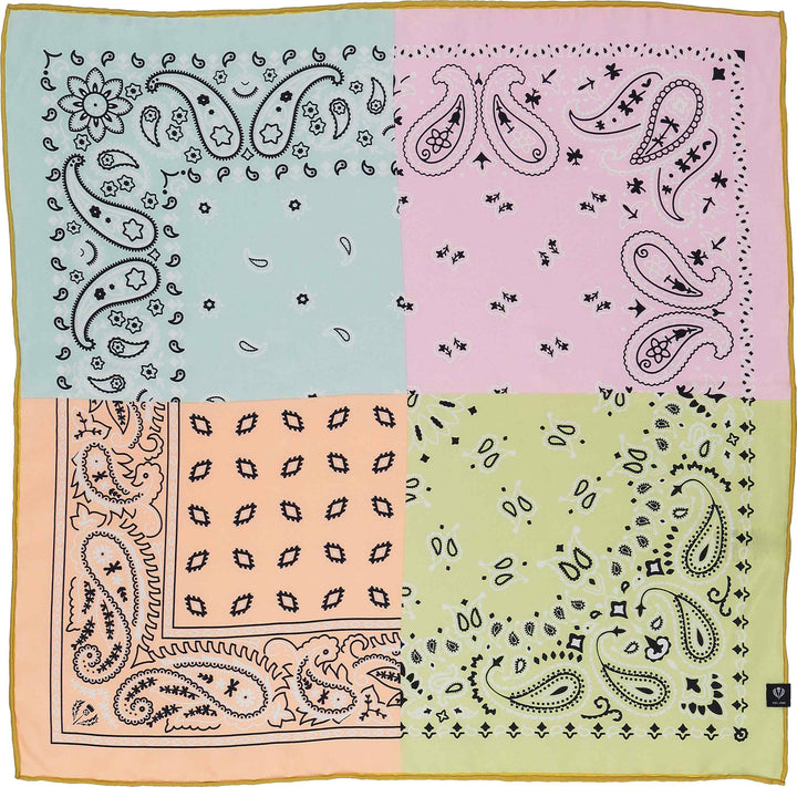 Patchwork Bandana Silk Neckie