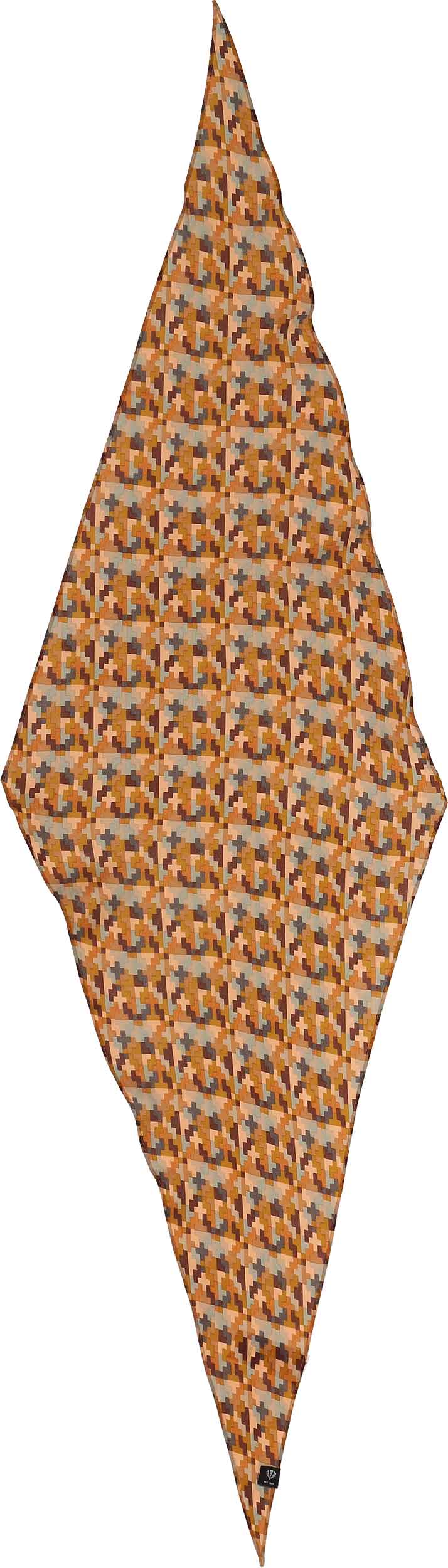 Mini Geo Silk Diamond Neckie