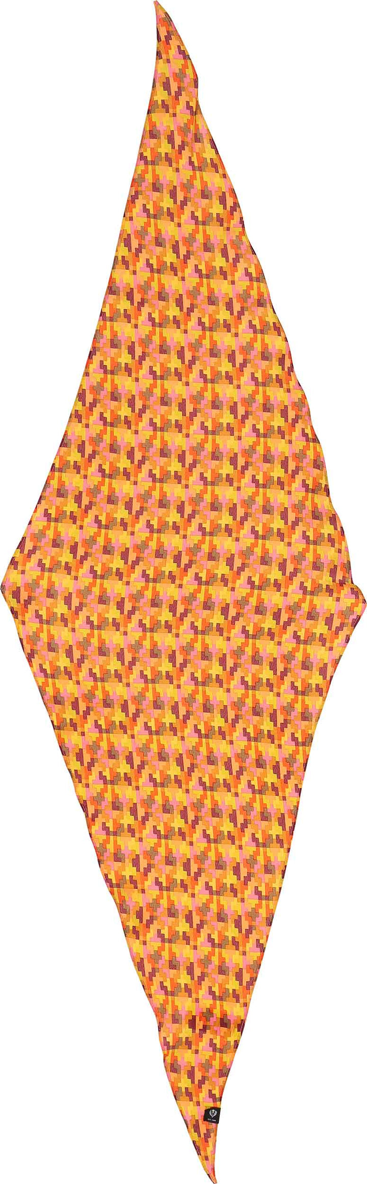 Mini Geo Silk Diamond Neckie