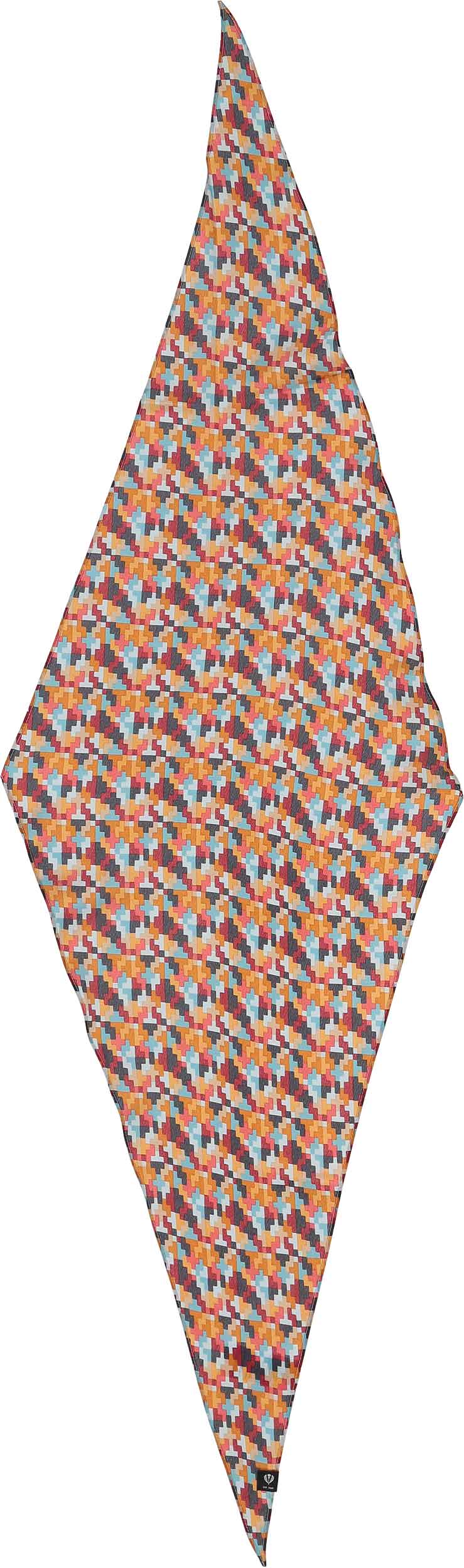 Mini Geo Silk Diamond Neckie