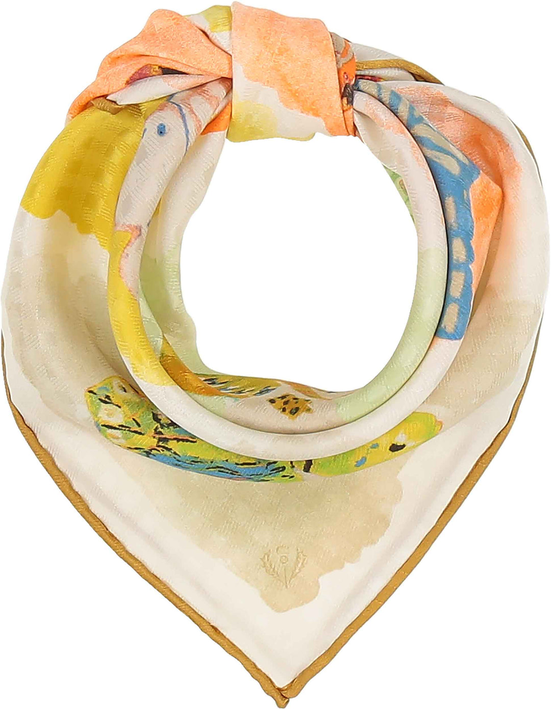 Butterfly Stamped Silk Neckie