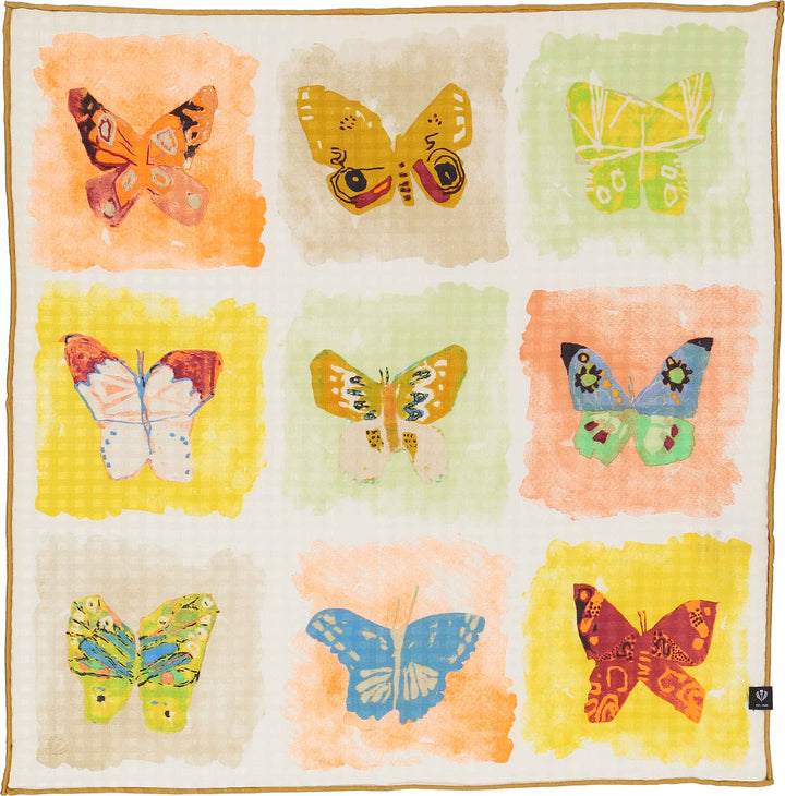 Butterfly Stamped Silk Neckie