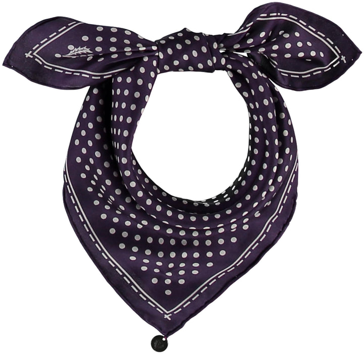 Classic Dot Silk Square Printed Neckie