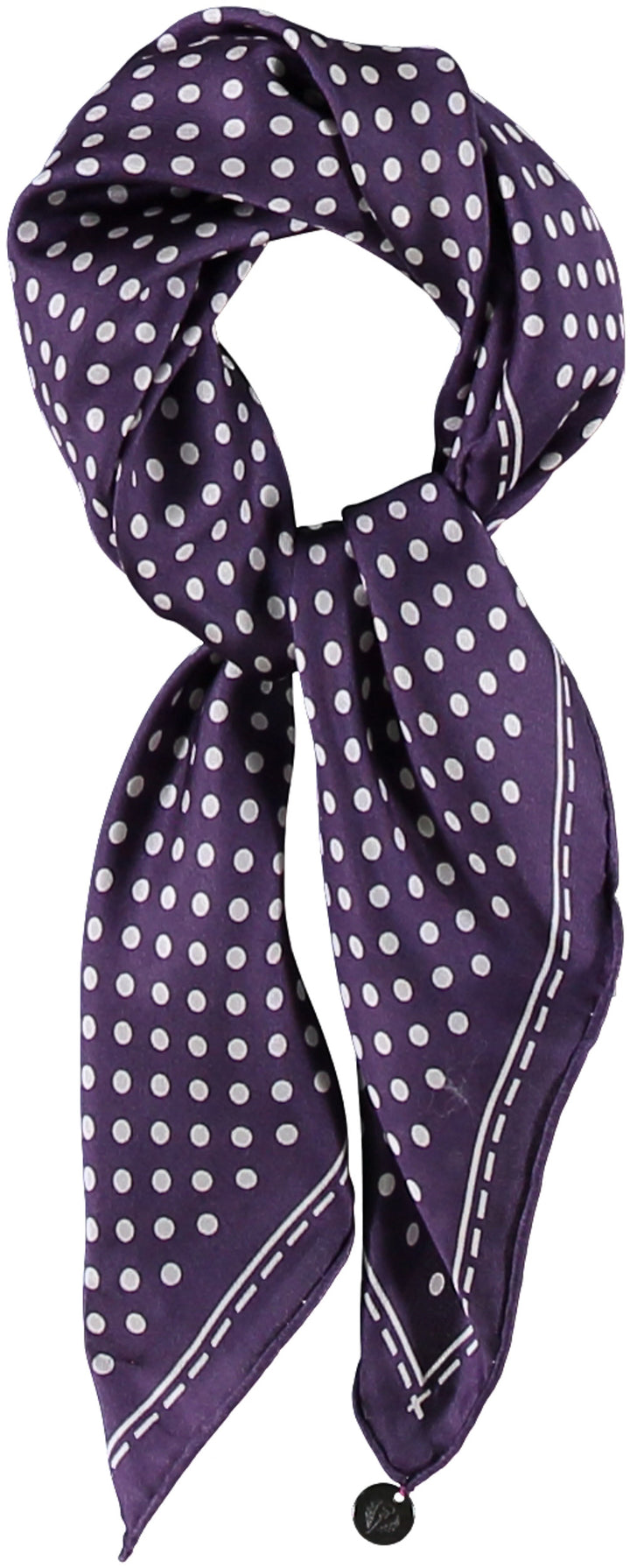 Classic Dot Silk Square Printed Neckie