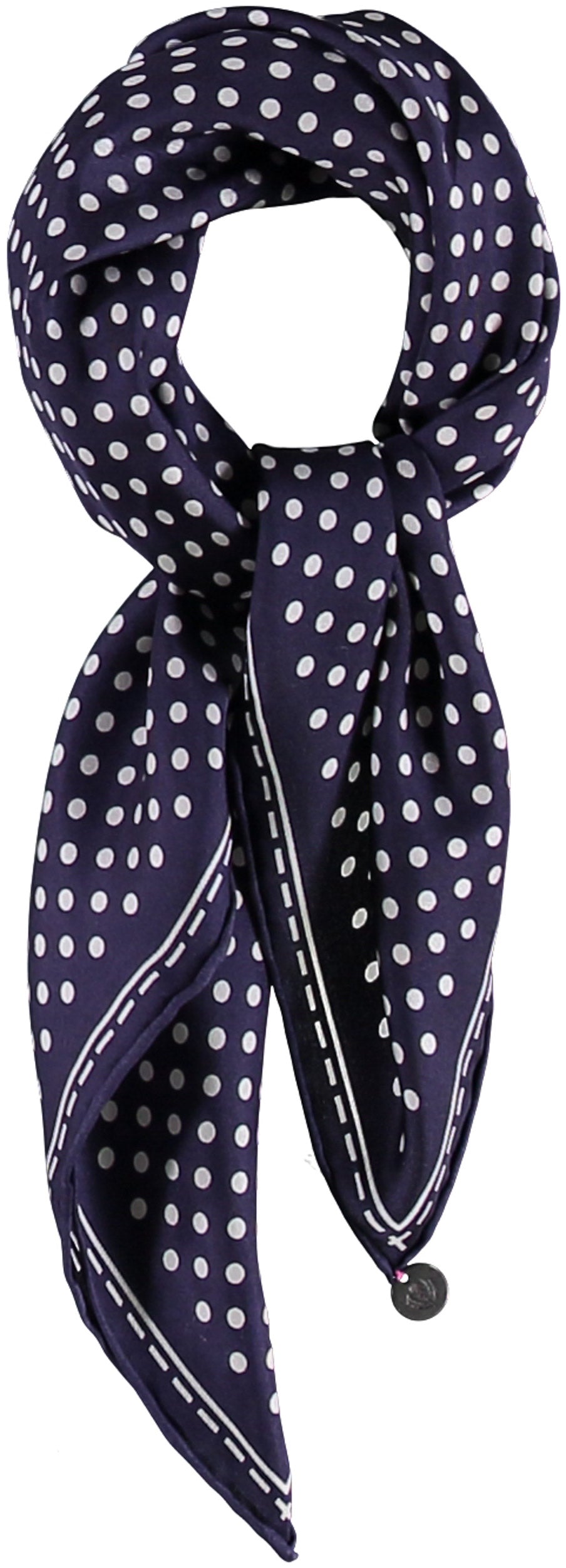 Classic Dot Silk Square Printed Neckie