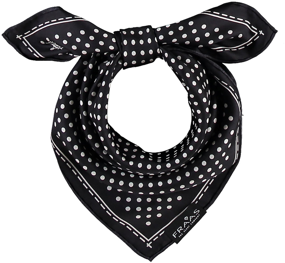 Classic Dot Silk Square Printed Neckie