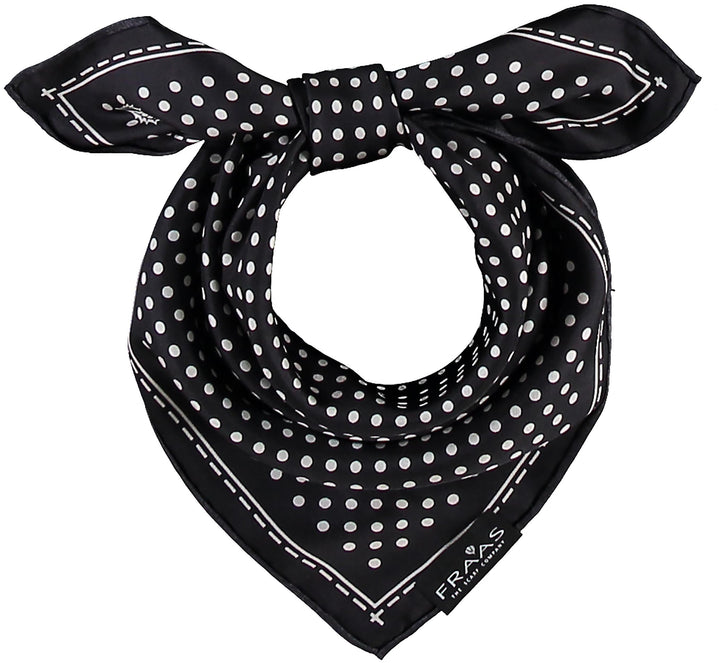 Classic Dot Silk Square Printed Neckie