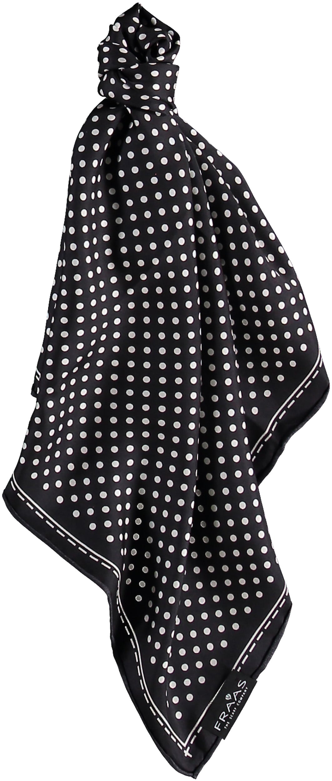 Classic Dot Silk Square Printed Neckie