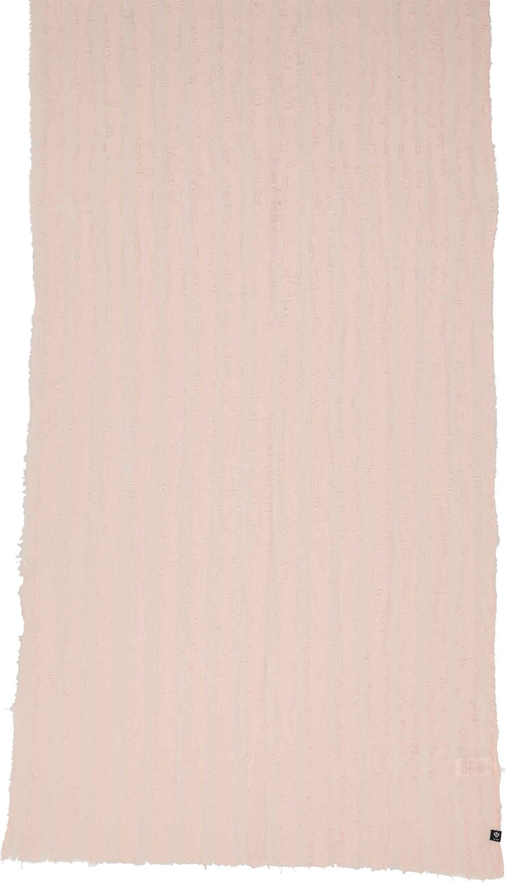 Clip Fringe Solid Scarf