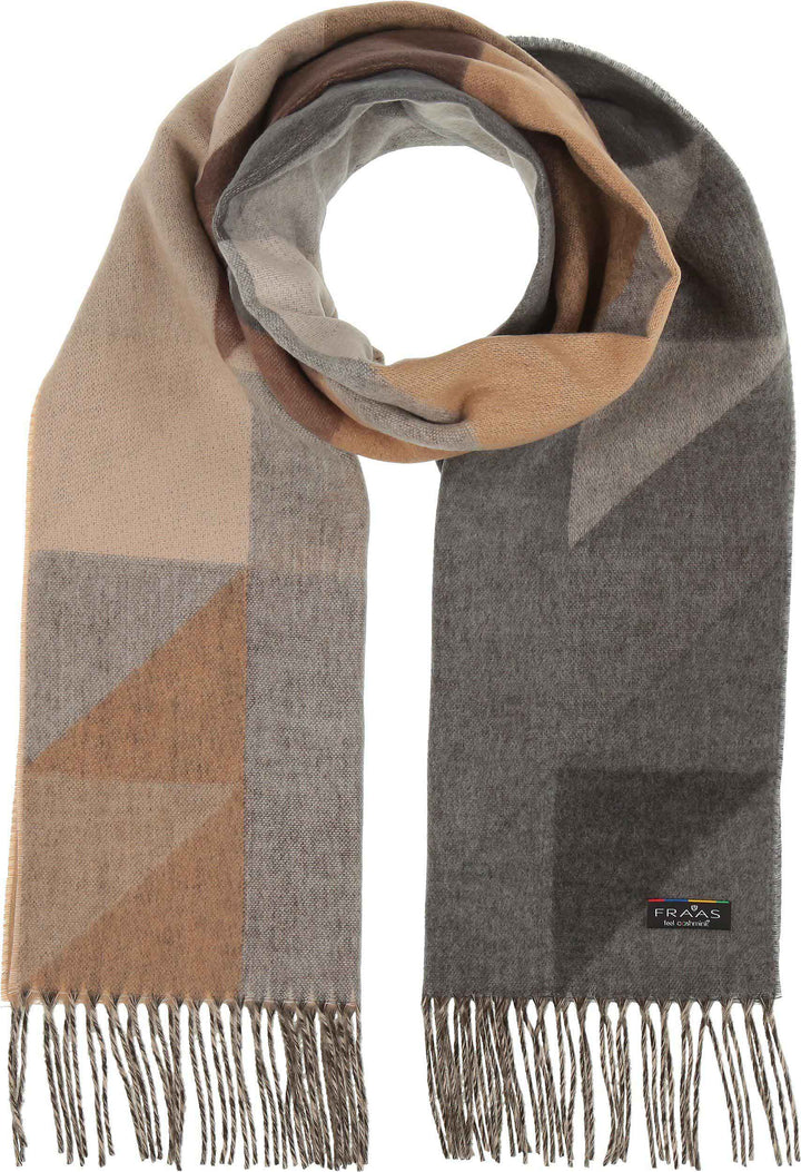 Geometric Colorblock Cashmink Scarf