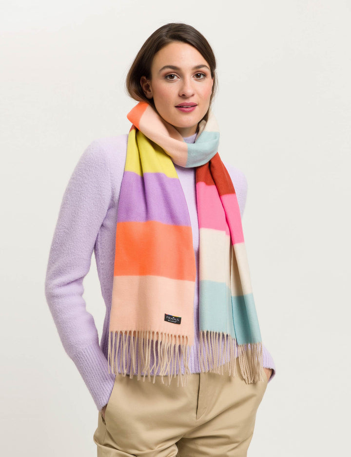 Multi Stripes Cashmink Scarf