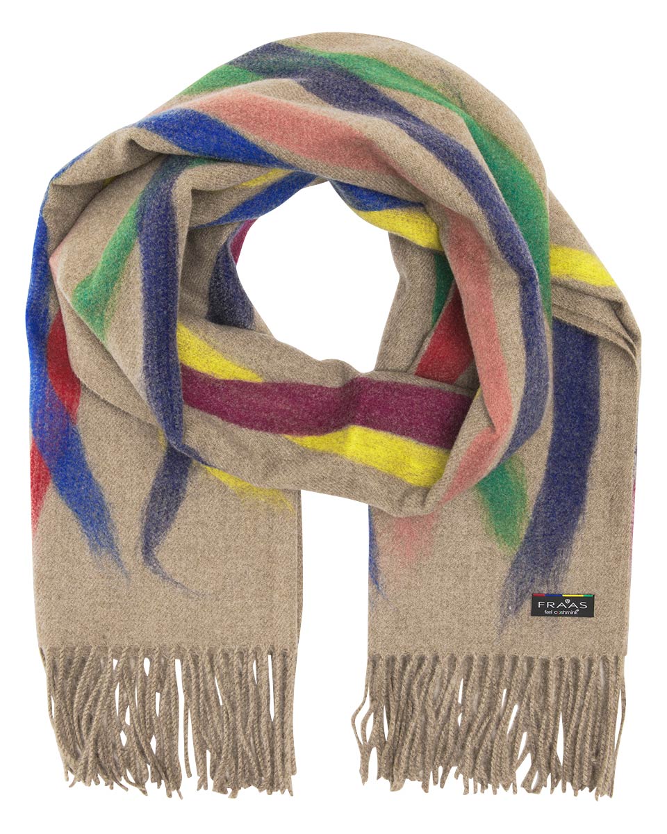 Colorful Stripes Needle Punch Wrap