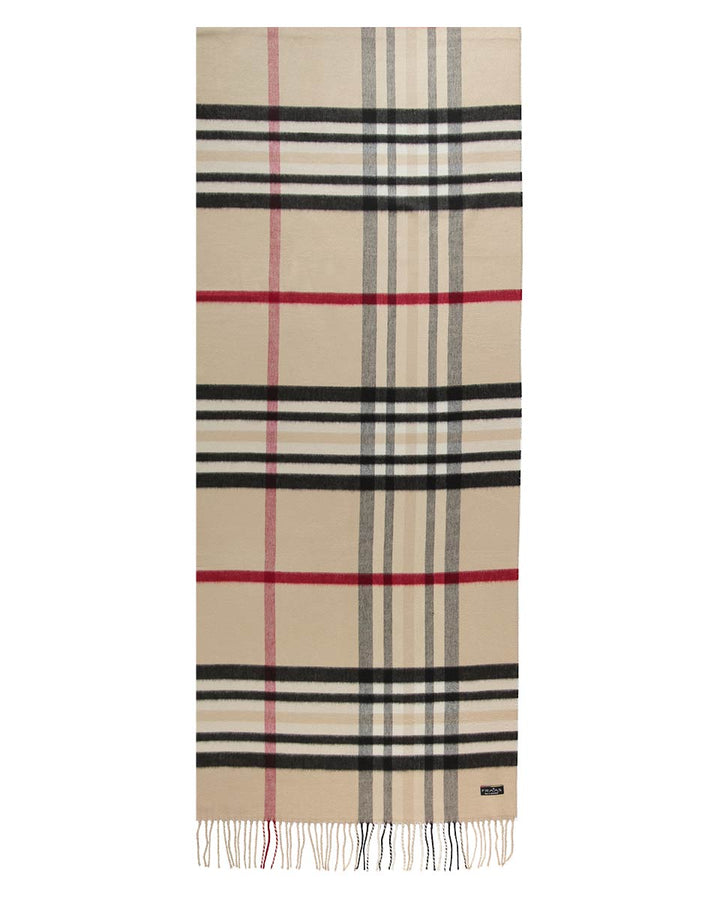 FRAAS Plaid Cashmink Blanket-Scarf