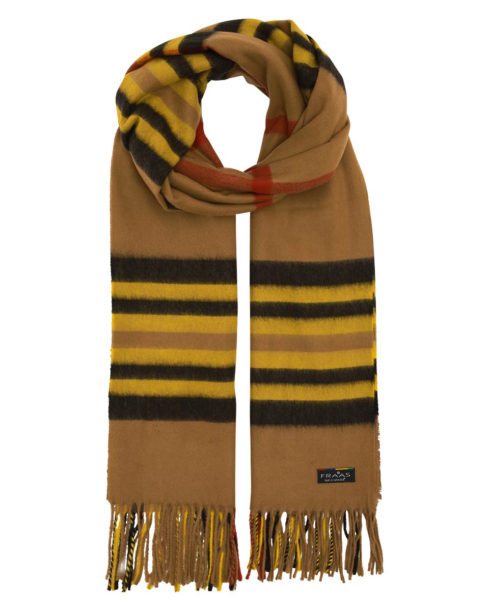 FRAAS Plaid Cashmink Blanket-Scarf