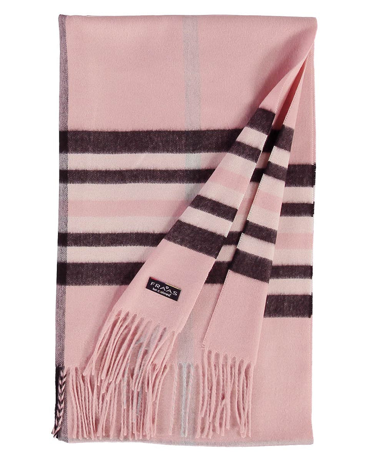 FRAAS Plaid Cashmink Blanket-Scarf