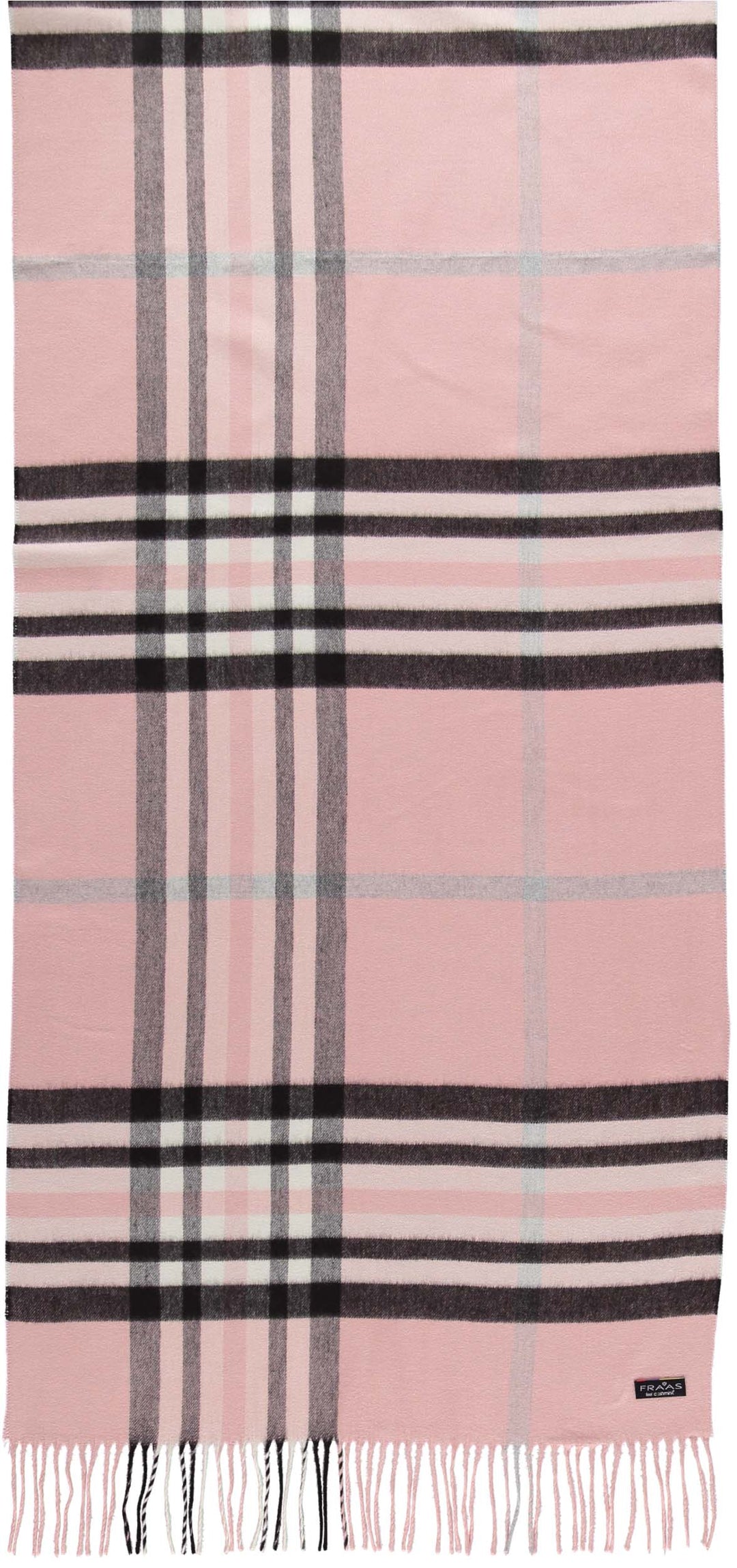 FRAAS Plaid Cashmink Blanket-Scarf