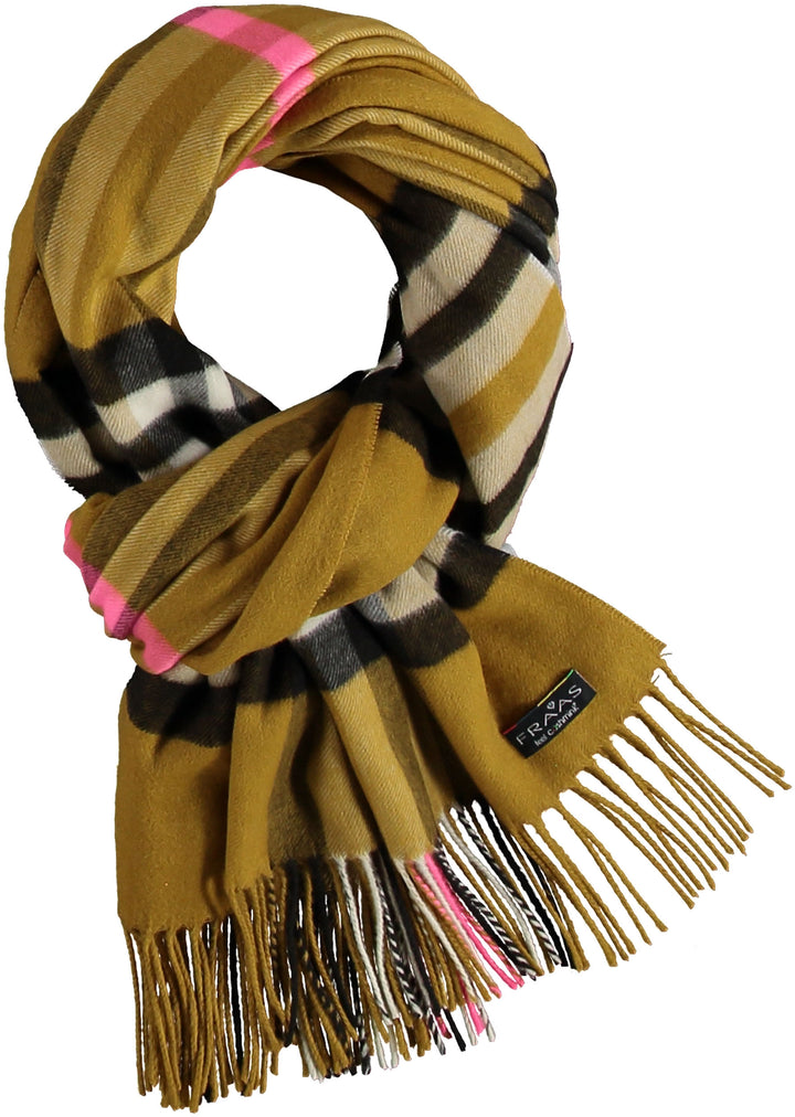 FRAAS Plaid Cashmink Blanket-Scarf