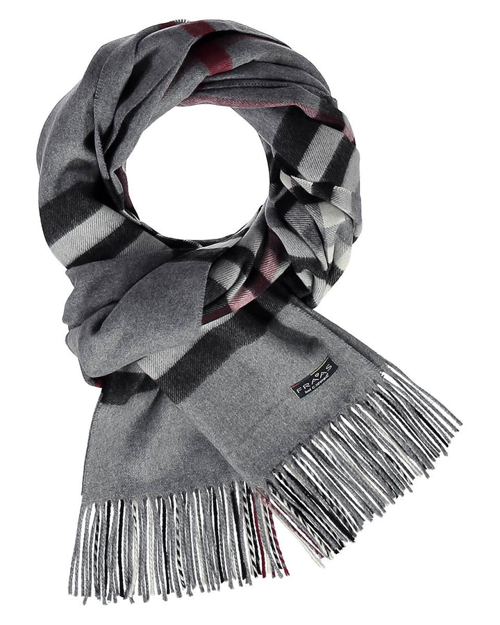 FRAAS Plaid Cashmink Blanket-Scarf