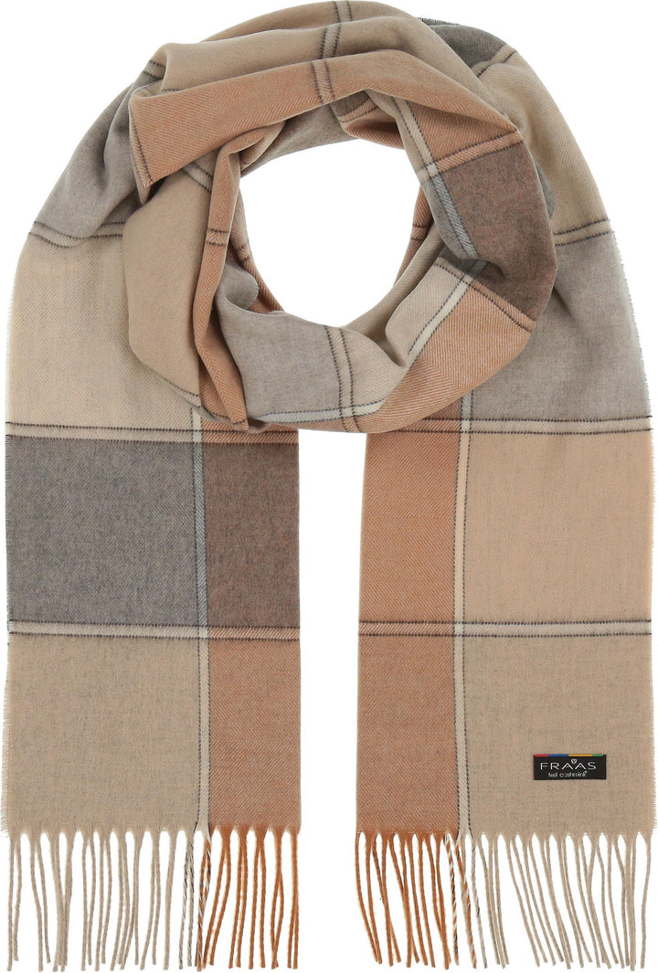 Box Plaid Twill Cashmink Scarf