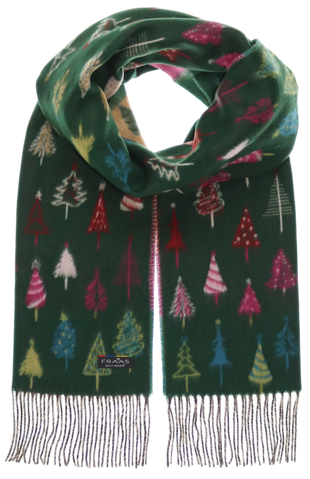 Colorful Fir Trees Cashmink® Scarf