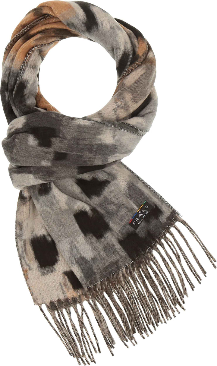 Abstract Houndstooth Cashmink Scarf