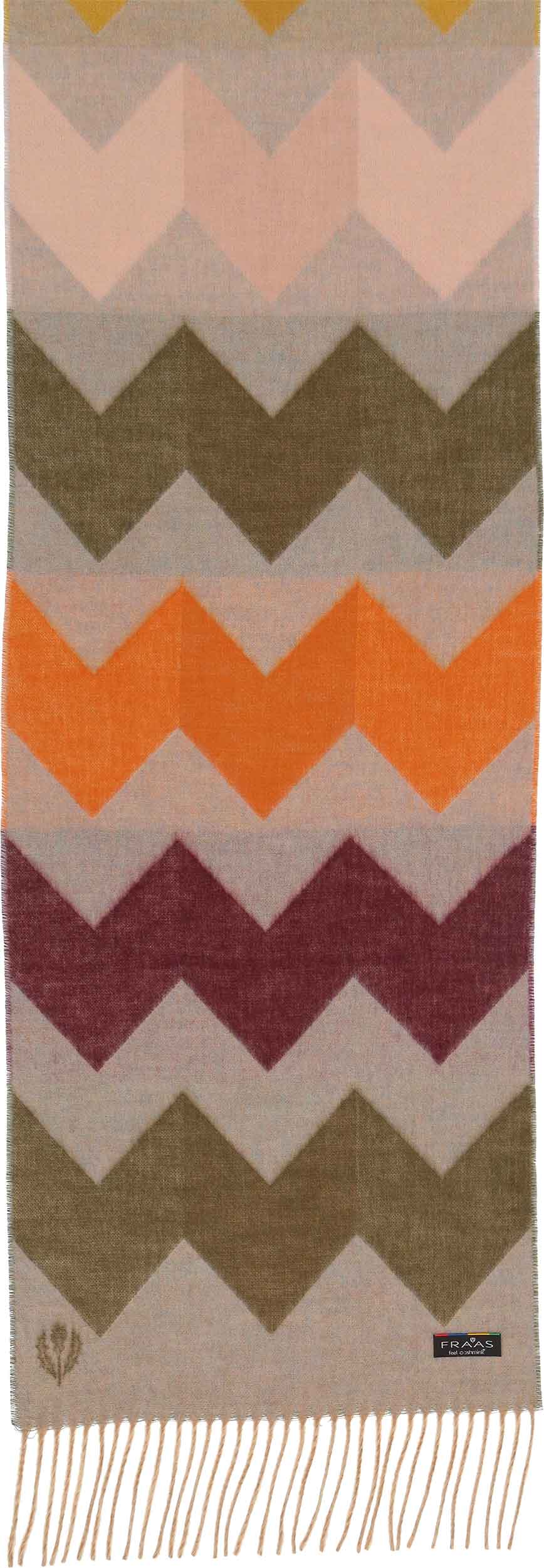 Exploded Zig Zag Cashmink Scarf