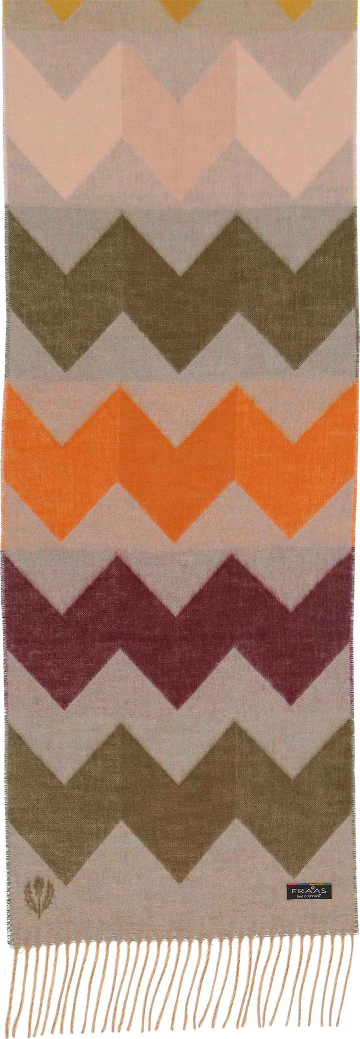 Exploded Zig Zag Cashmink Scarf