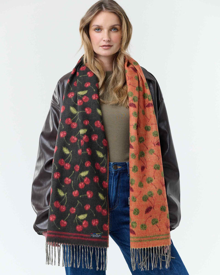 Cherry Cashmink Scarf