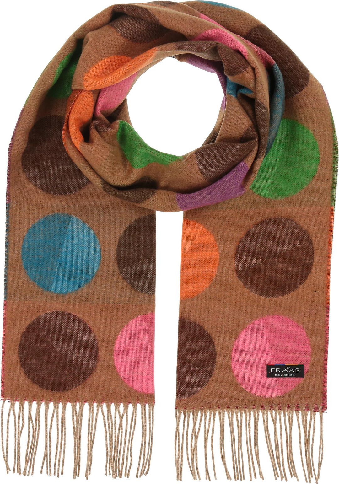 Divided Dots Oversized Cashmink Scarf