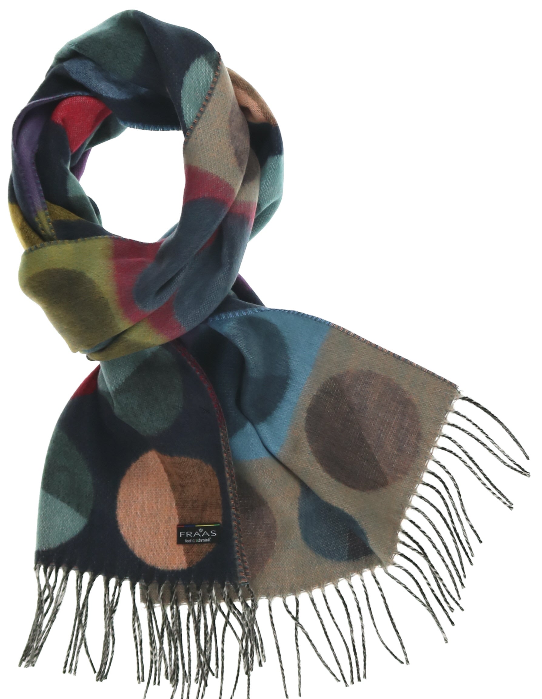 Divided Dots Oversized Cashmink Scarf