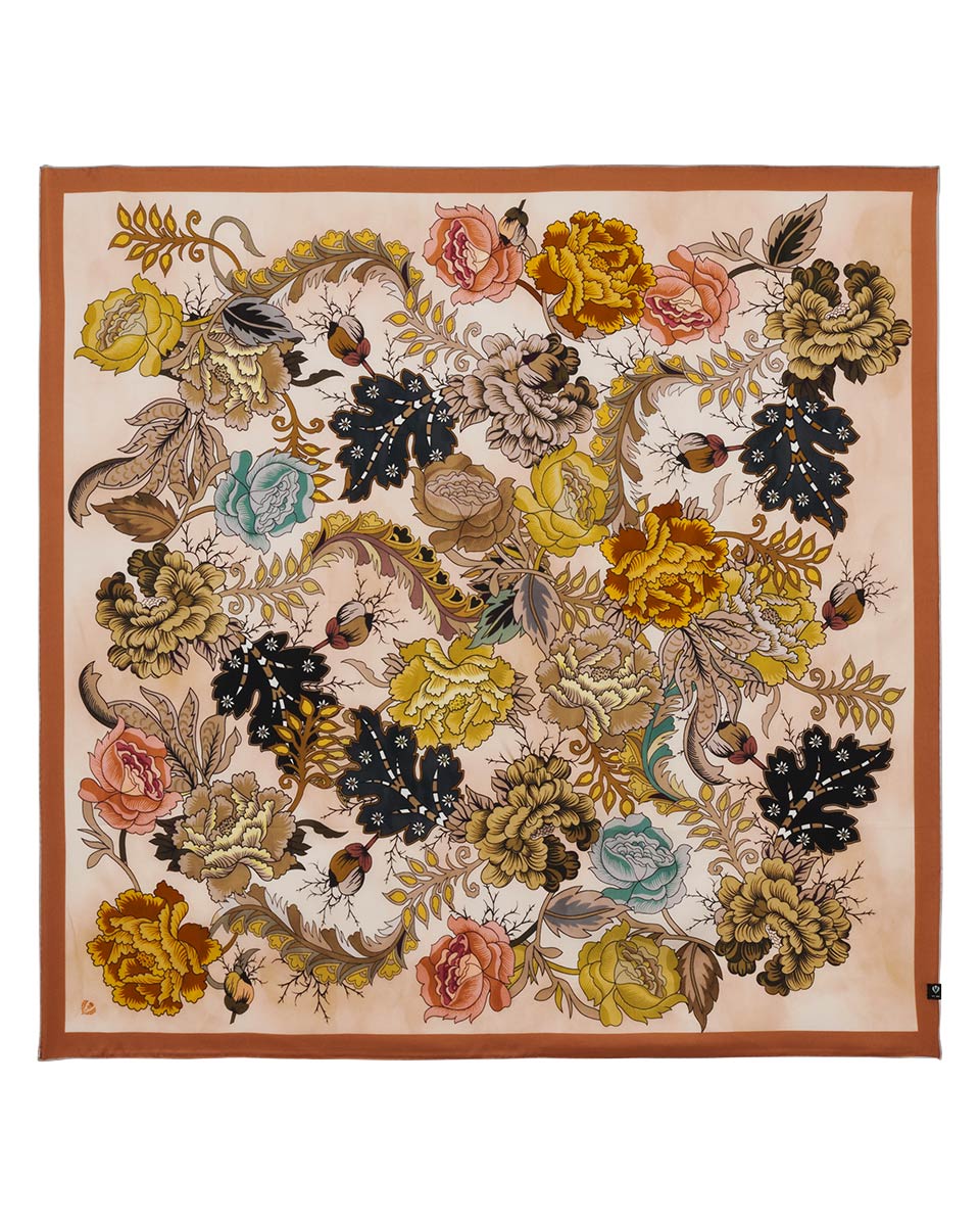 Royal Flora Silk Square