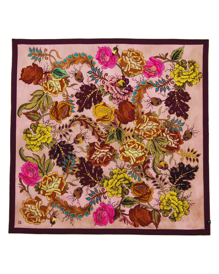 Royal Flora Silk Square