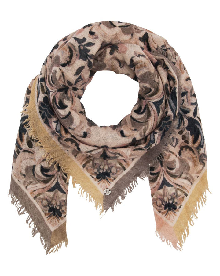 Paisley Border Wool Square