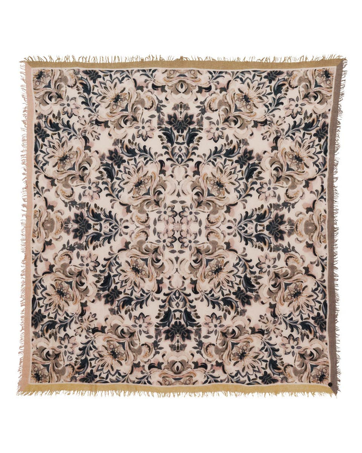 Paisley Border Wool Square