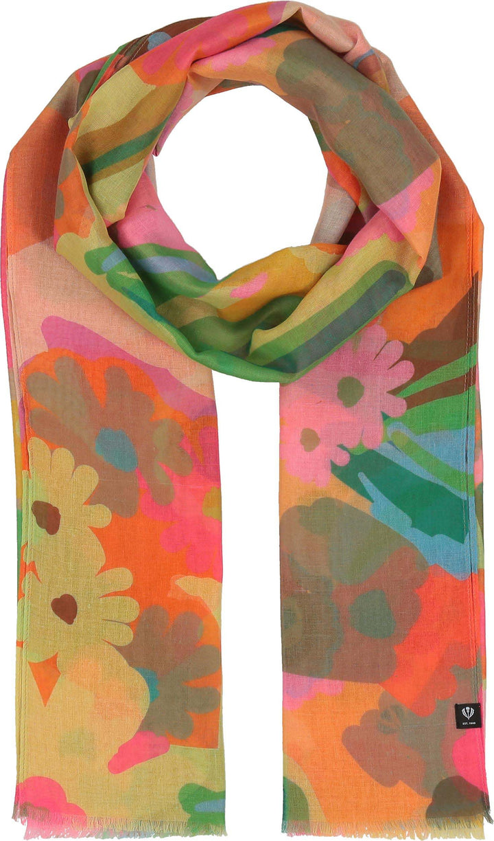 Sustainability Edition Retro Flowers Recycled Scarf