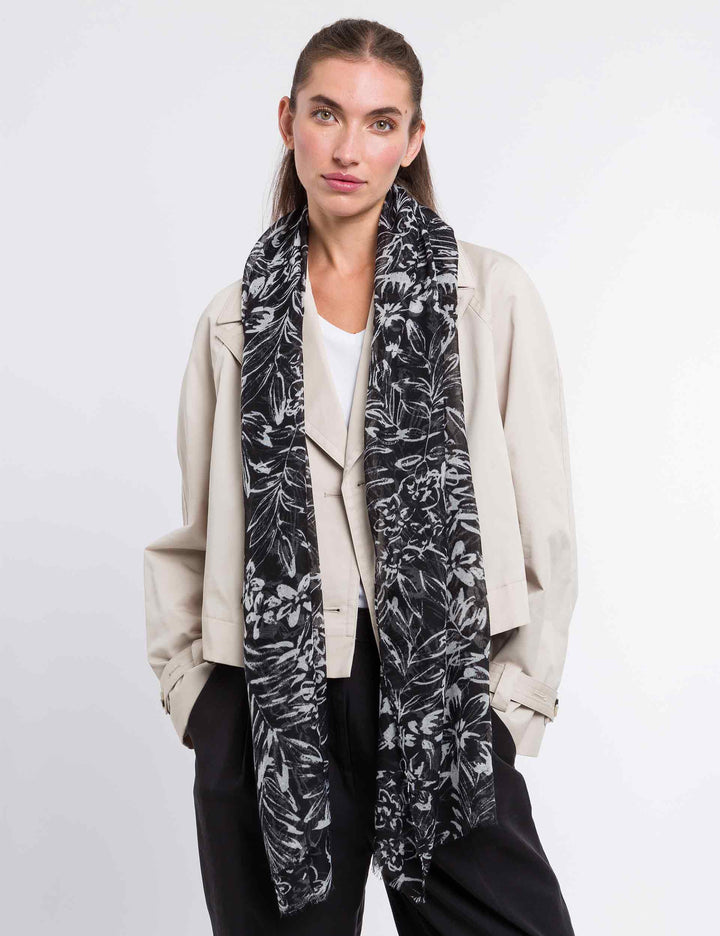 Sustainability Edition Dark Garden  Recycled Scarf